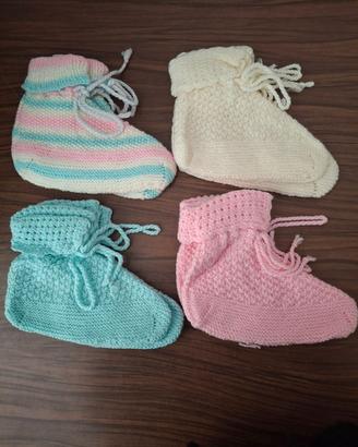 4 PAIA CALZE DONNA LANA SCALDA PIEDI LAVORO ARTIGI