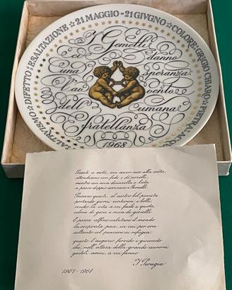 PIERO FORNASETTI PIATTO SEGNI ZODIACALI