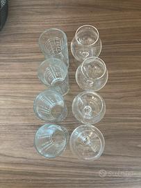 Set 8 bicchieri in vetro – 4 highball + 4 calici