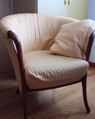 poltrona pozzetto completamente sfoderabile