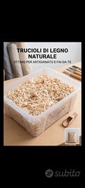 trucioli di legno naturale per il fai da te 