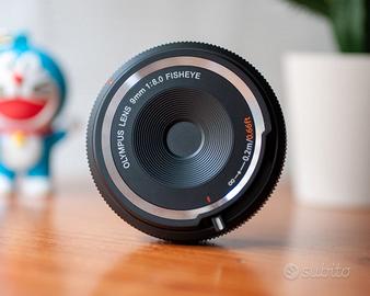 Obiettivo Olympus 9mm f8 Fisheye