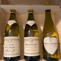 Tris vini Chablis Royal Oyster Bourgogne