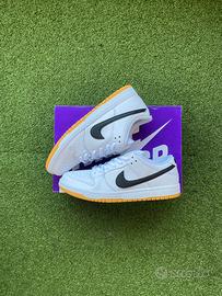 Dunk SB Low white gum bianche nere e gomma- 43 EU