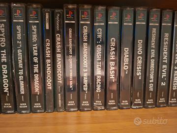 Crash Bandicoot PS1 Set 5 giochi modellismo 