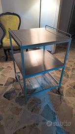 Tavolo / Carrello cucina Ikea  in acciaio 