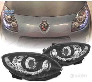 FARI PER RENAULT TWINGO 07-11 LUCE DIURNA LED NERO