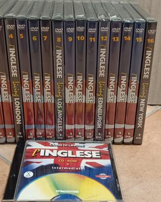 DVD de agostini corso lingua inglese