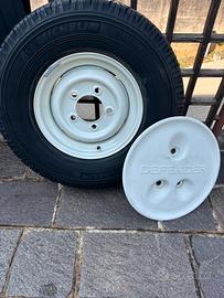 Ruota di scorta 16” completa land rover defender