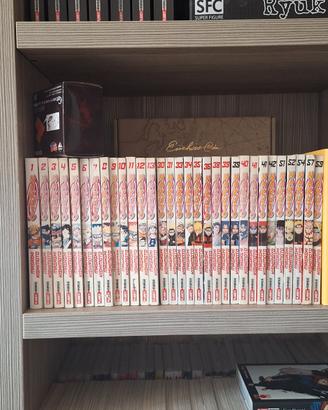 Manga Naruto 31 volumi in serie nera e rossa
