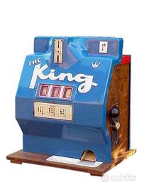 The King Slot Machine vintage plastica anni '60
