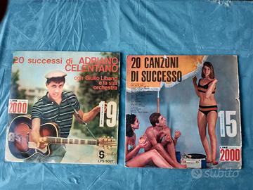 2 LP in vinile degli anni 60