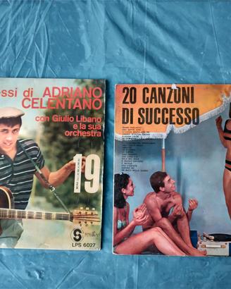 2 LP in vinile degli anni 60
