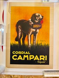 Campari manifesto Banner San Bernardo L. Cappiello