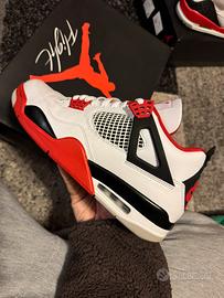 Nike air jordan 4 retro fire red