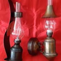 Lampada a muro applique a lanterna anni '60