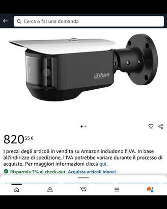 telecamera dahua 