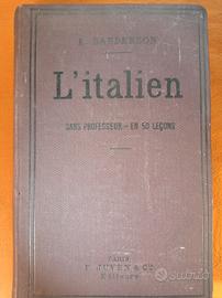 E. Sanderson, L'Italien