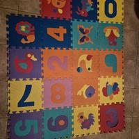 Tappeto morbido bambino nr.19 pezzi