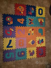 Tappeto morbido bambino nr.19 pezzi