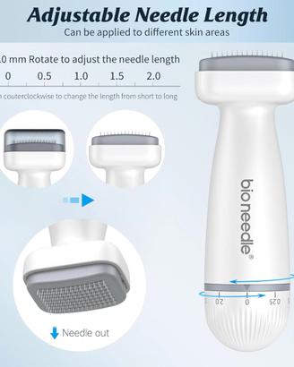 Derma Roller Penna microneedling crescita capelli