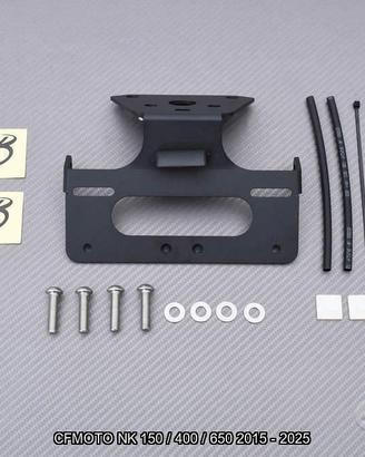 Portatarga corto CFMOTO NK 150 400 650 2015 - 2025
