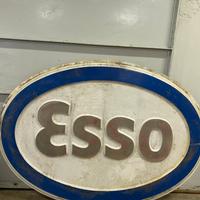 Insegna esso termoformata ovale