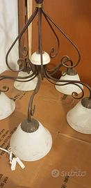 LAMPADARIO RUSTICO