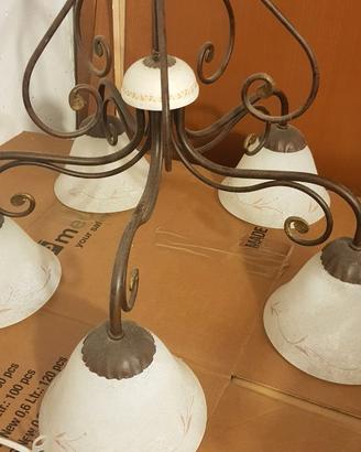 LAMPADARIO RUSTICO