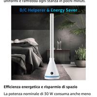 ventilatore aria calda e fredda