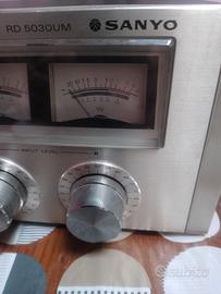 lettore musicassetta da colonna stereo vintage