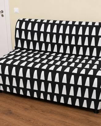Divano letto IKEA LYCKSELE LÖVÅS 2 posti +2 fodere