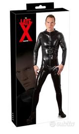 Latex catsuit tuta uomo