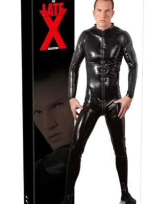 Latex catsuit tuta uomo