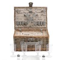 Cestino da Picnic per 4 Persone Valigia