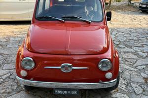 Fiat 500 poca (1968)-Targa Nera Originale BR