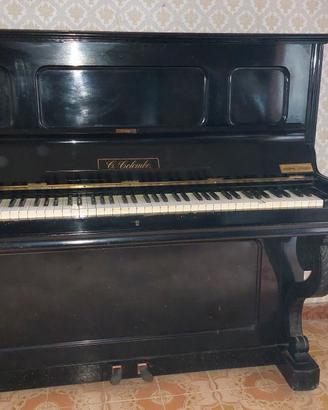 pianoforte a muro nero marca c. colombo