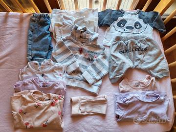 Lotto abbigliamento bambina Primavera