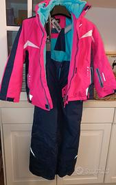 tuta da sci +guanti+pantalone ricambio