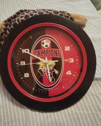 Orologio rosso nero campioni 30cm