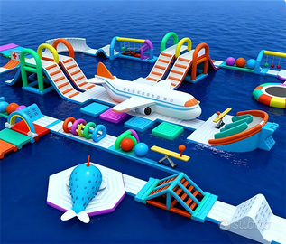 Parco Giochi Acquatico Galleggiante per Spiagge