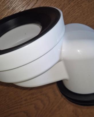 Tubo scarico WC sfalsato 100 mm