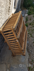 Gabbia in legno per pollame o conigli
