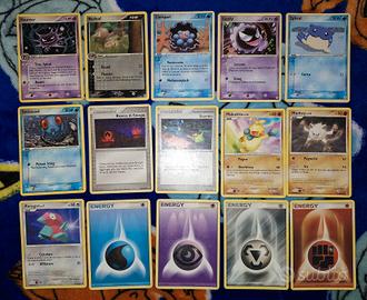 lotto 15 carte pokemon vintage dal 2006 al 2008