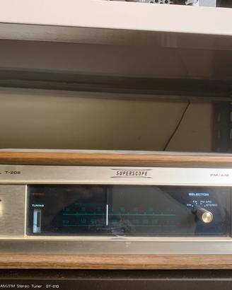 Radio vintage Superscope ST 208