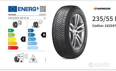 pneumatici 235/55 R19