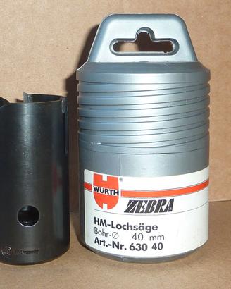 2 frese seghe a tazza Wurth 40+50mm denti carburo