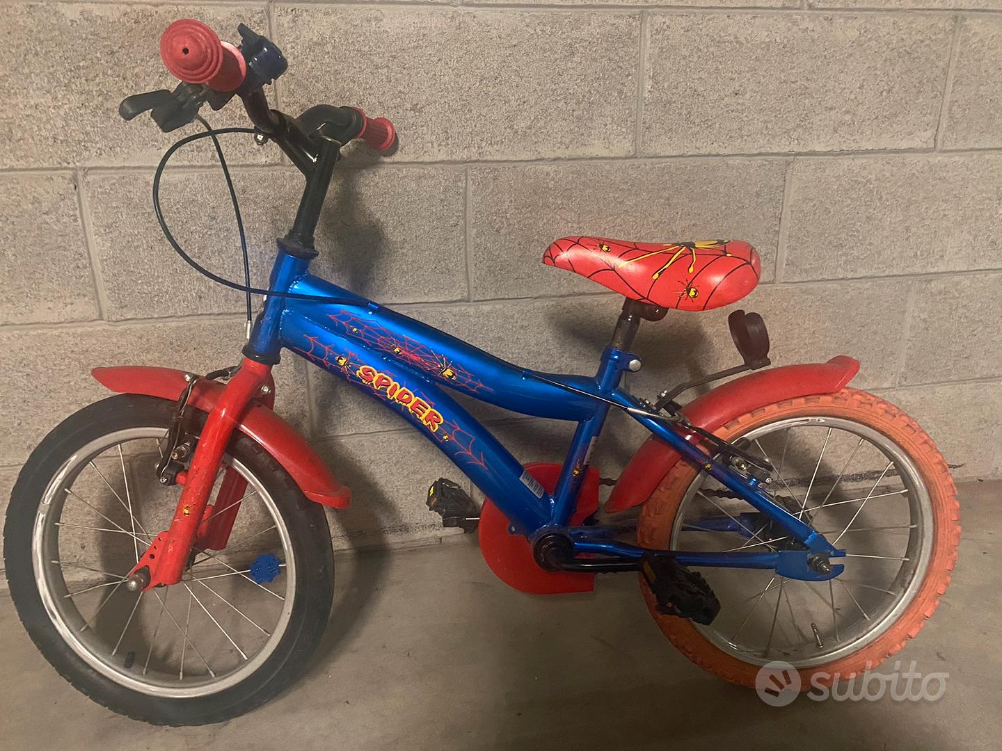 Bicicletta Spiderman - I Monelli Ferrara abbigliamento usato bambini