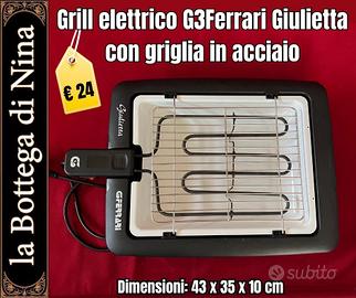 Grill elettrico G3Ferrari Giulietta con griglia