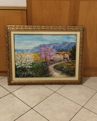 quadro olio su tela di savian